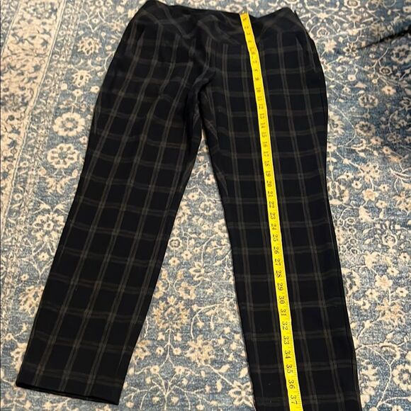 Cabi Connery Plaid Side Zipper Cropped Preppy Academia Pants Office Modern - Picture 11 of 13